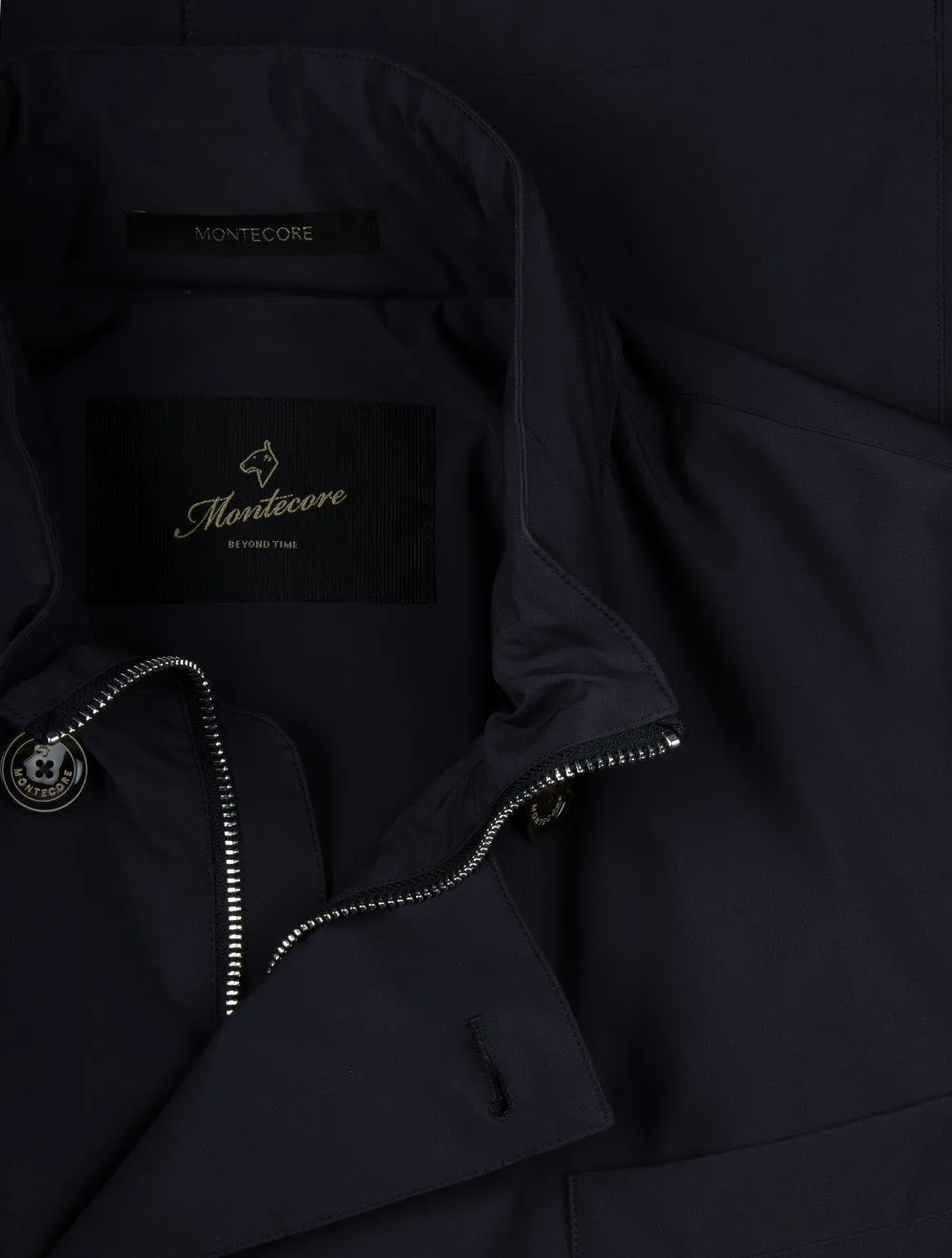 Double Breasted Light Rain Jacket Navy