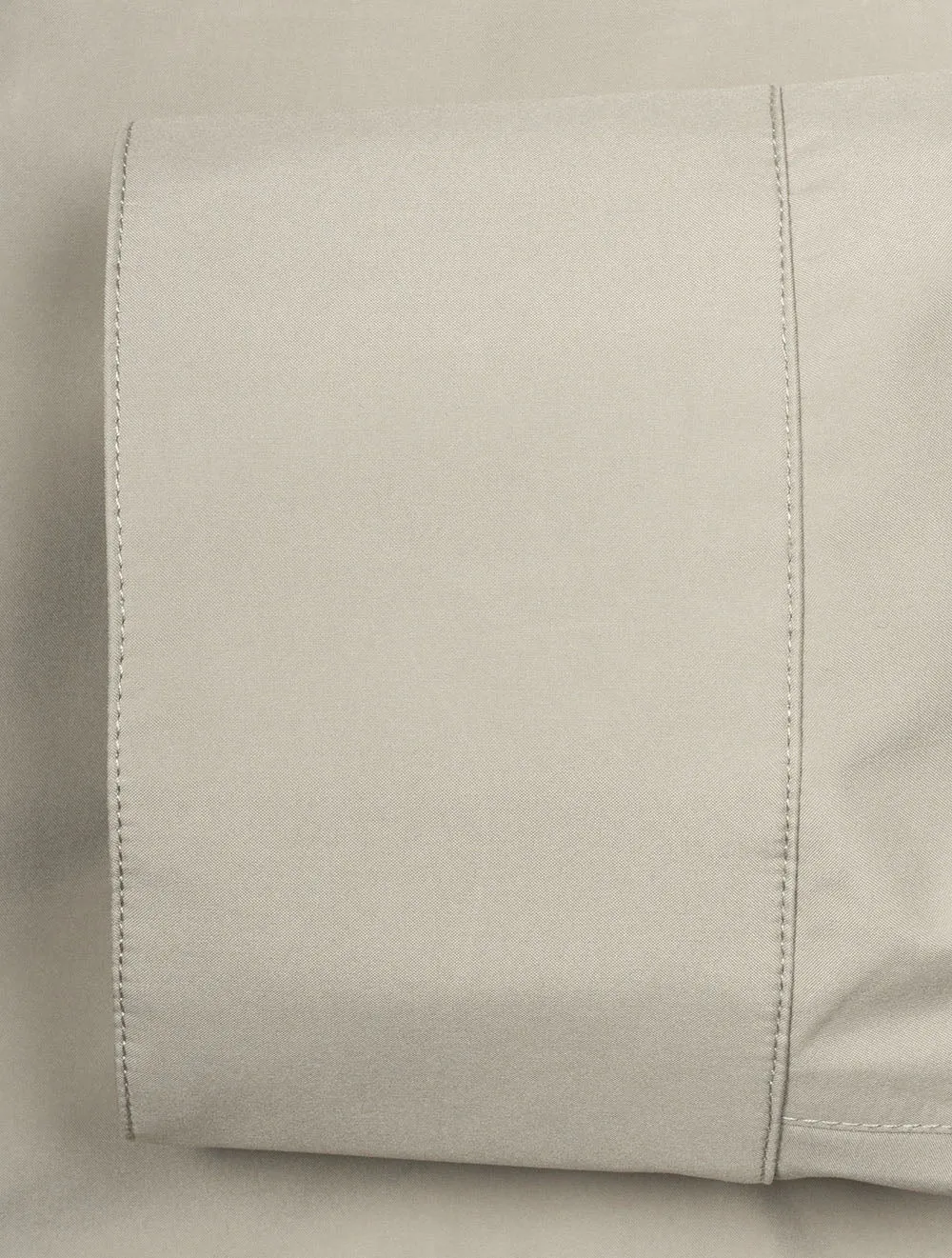 Double Breasted Light Rain Jacket Taupe