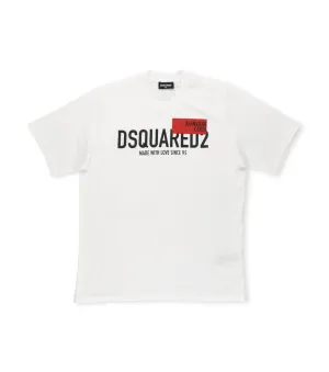 Dsquared2 Kids Logo Printed Crewneck T-Shirt