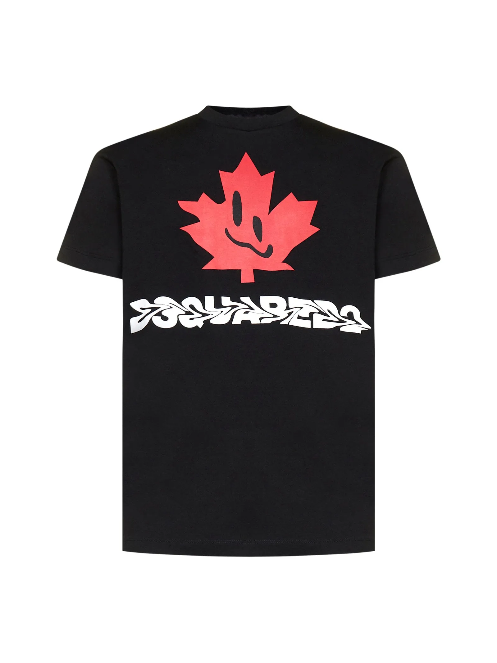 Dsquared2 Maple Leaf Logo Printed T-Shirt
