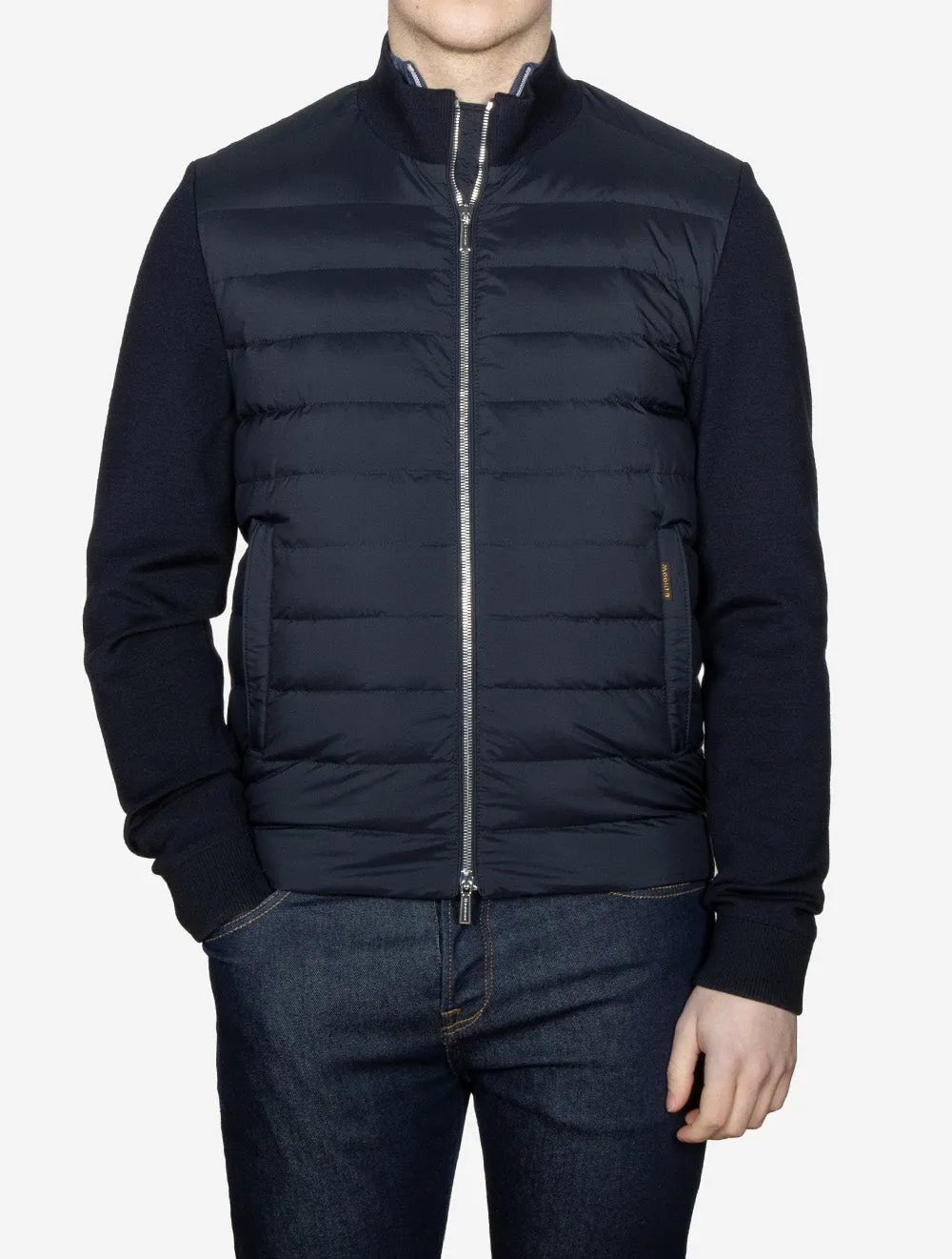 Duncan Padded Hybrid Jacket Navy
