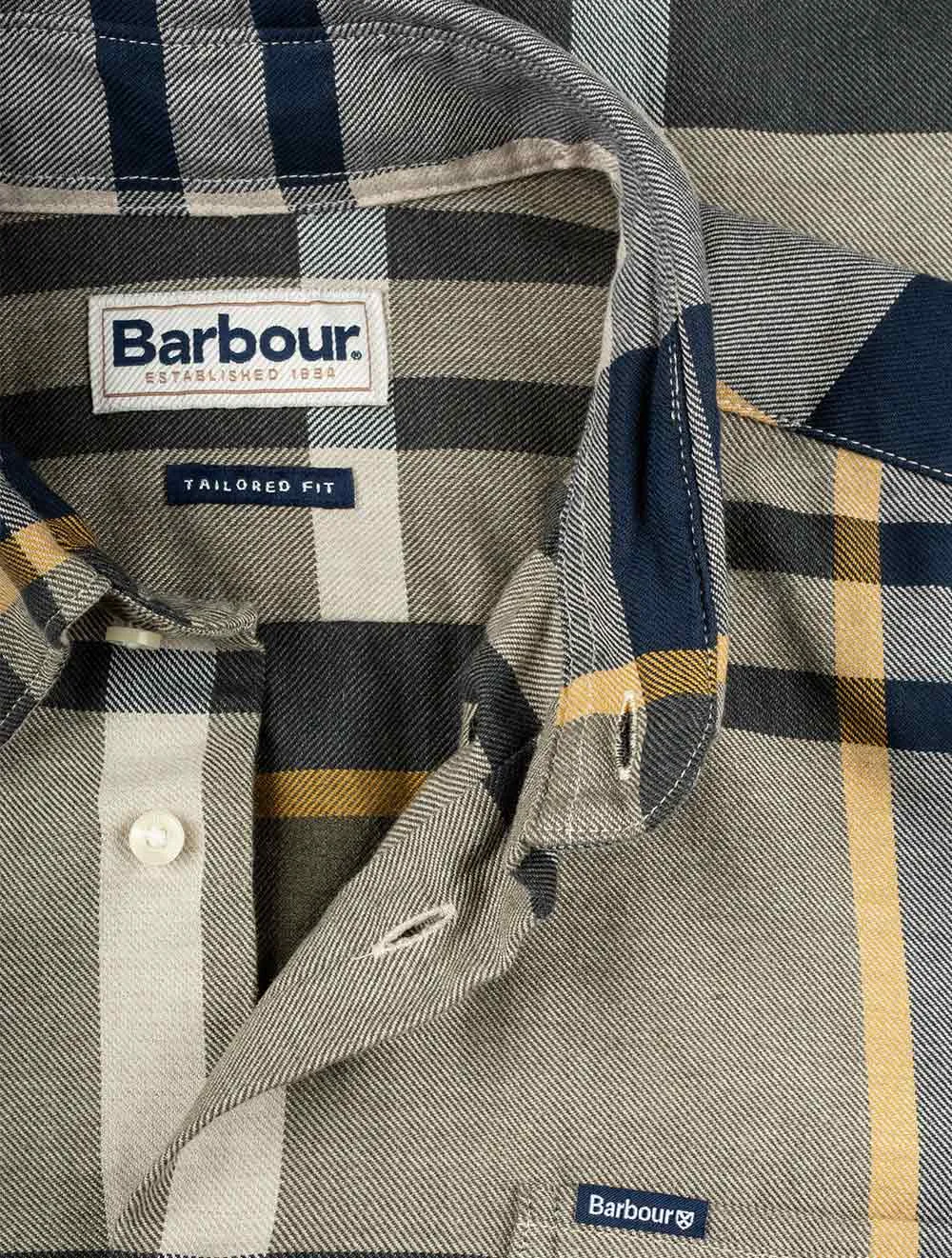 Dunoon Taillored Shirt Forest Mist