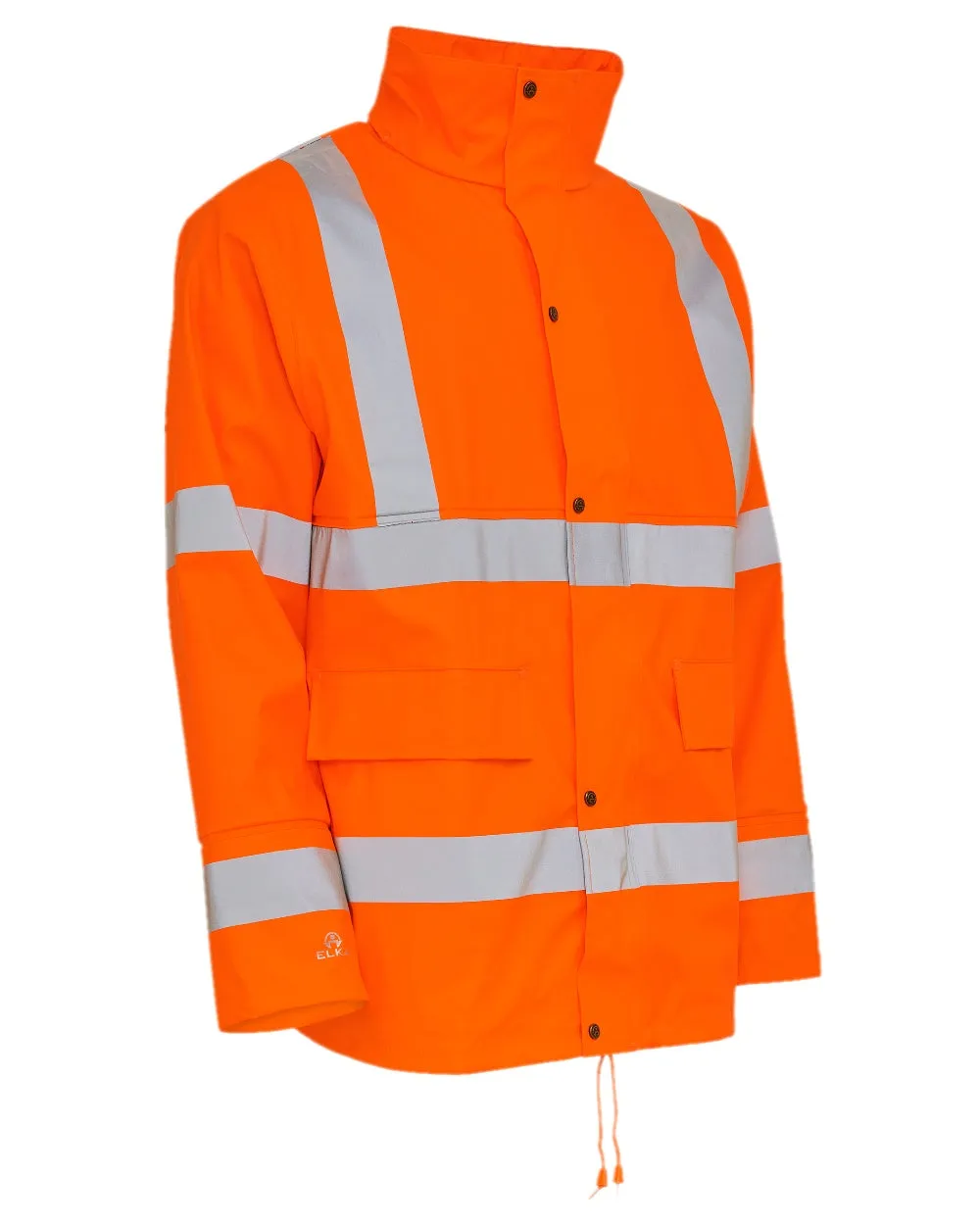 Elka Mens Dry Zone Visible Hi-Vis Rain Jacket