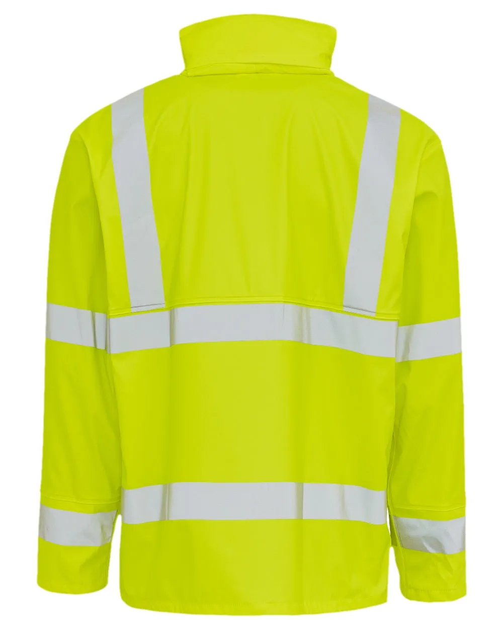 Elka Mens Dry Zone Visible Hi-Vis Rain Jacket