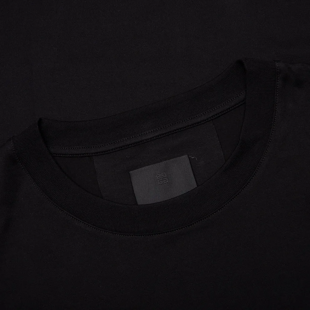 Embroidered Floral Logo Standard - Black
