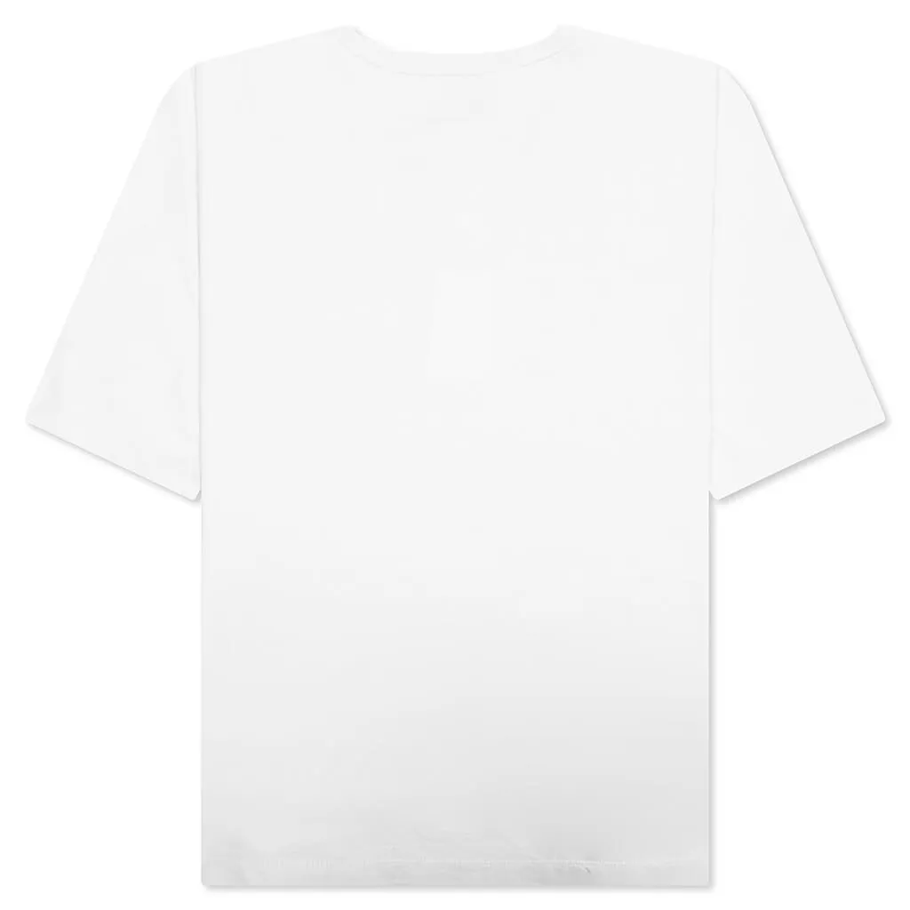 Embroidered Logo T-Shirt - Ecru