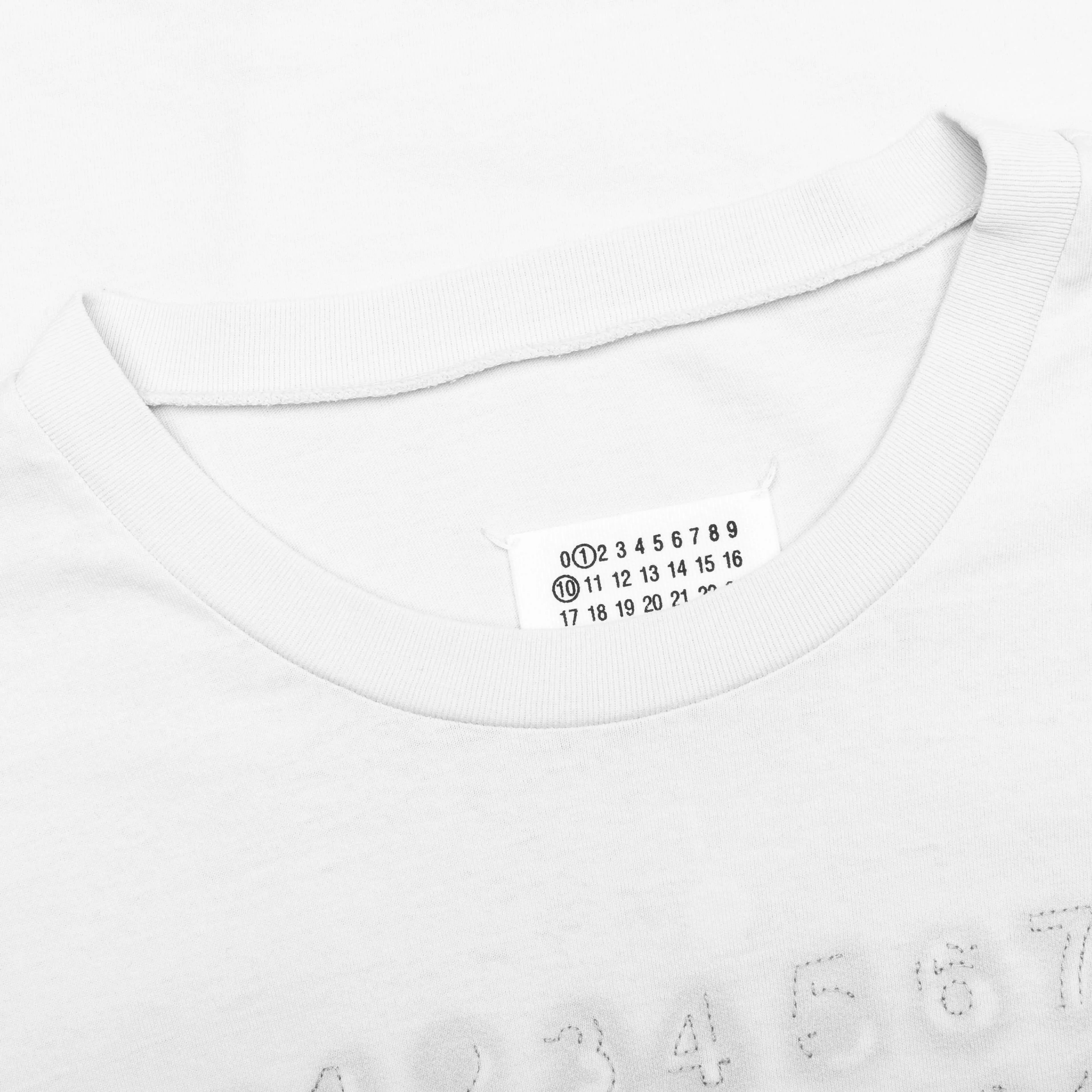 Embroidered Logo T-Shirt - Ecru