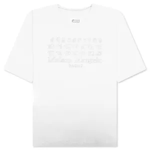 Embroidered Logo T-Shirt - Ecru