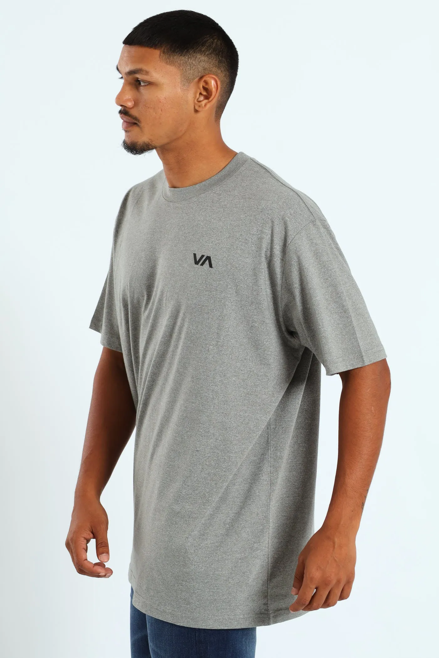 Essentials Short Sleeve Tee - Grey Melange