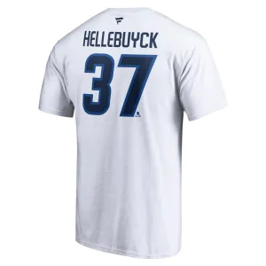 FANATICS WHT NAME/# TEE 37 HELLEBUYCK