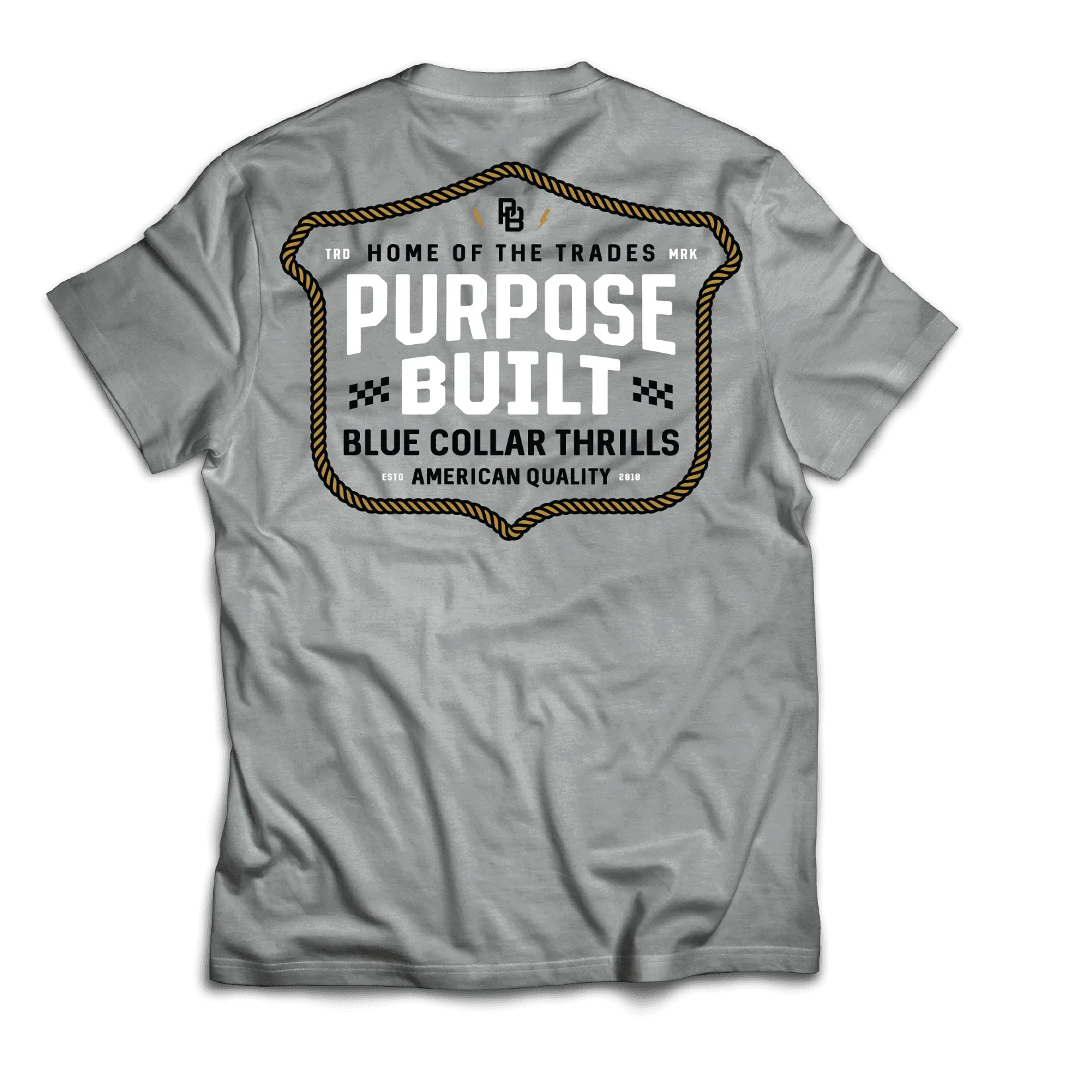 For the Thrills Tee, Grey Frost