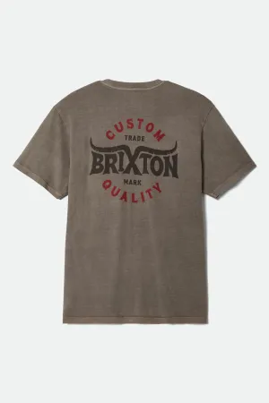 Gibson S/S Standard T-Shirt - Cinder Worn Wash