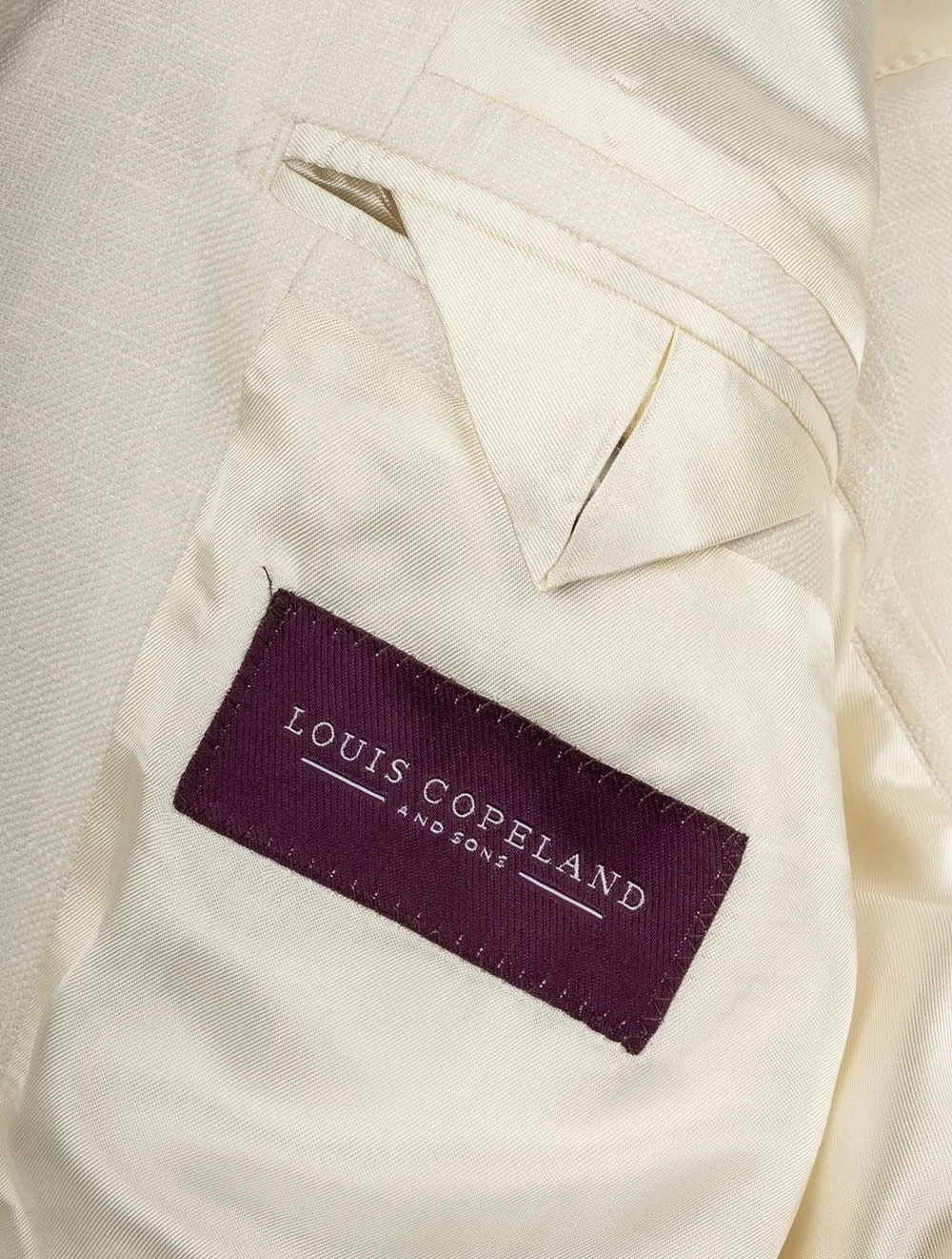Half Lined Patch Pocket Jacket Cream
