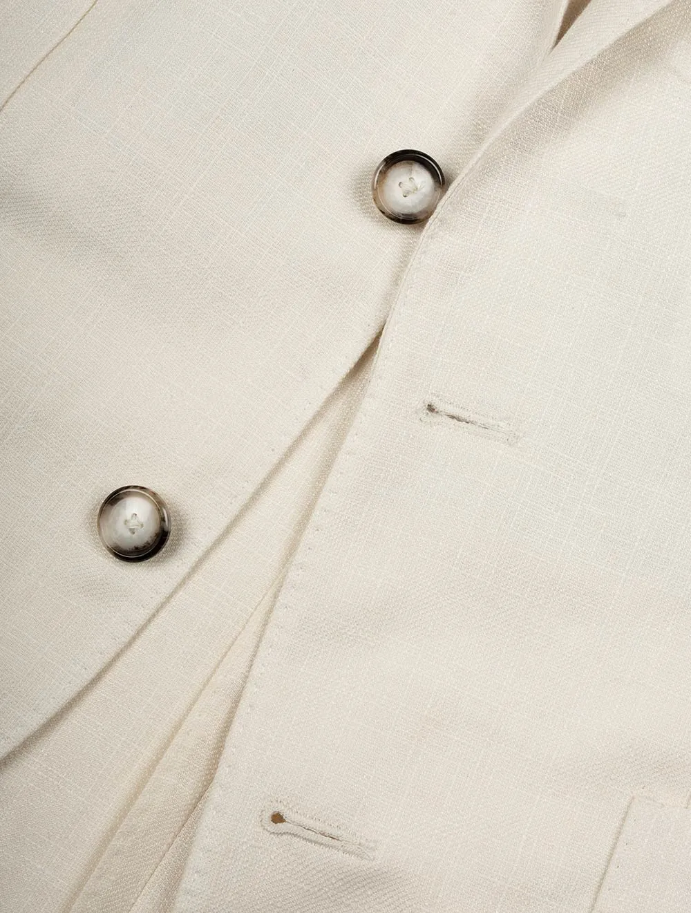 Half Lined Patch Pocket Jacket Cream