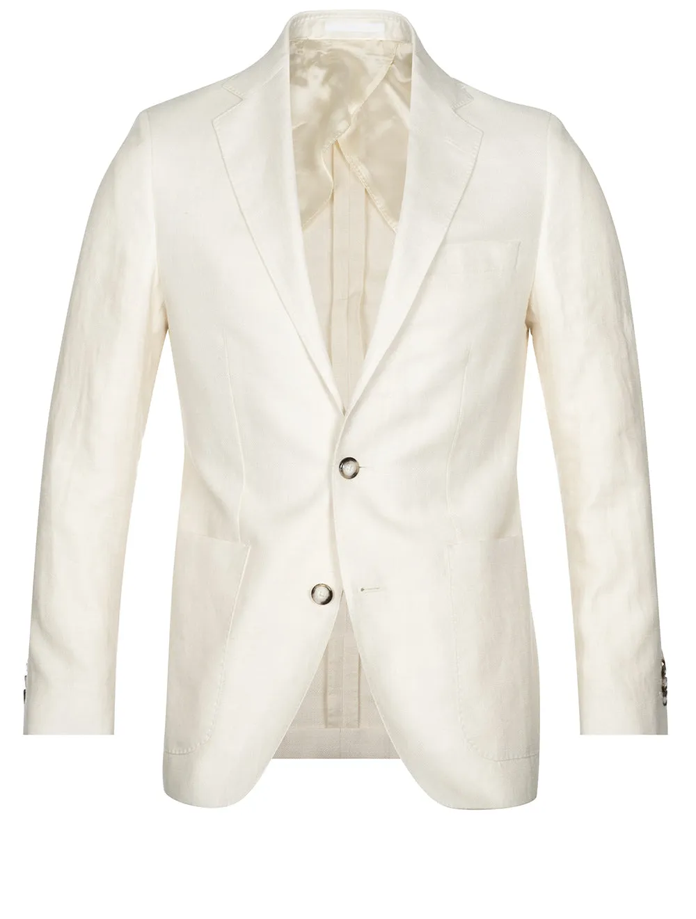 Half Lined Patch Pocket Jacket Cream