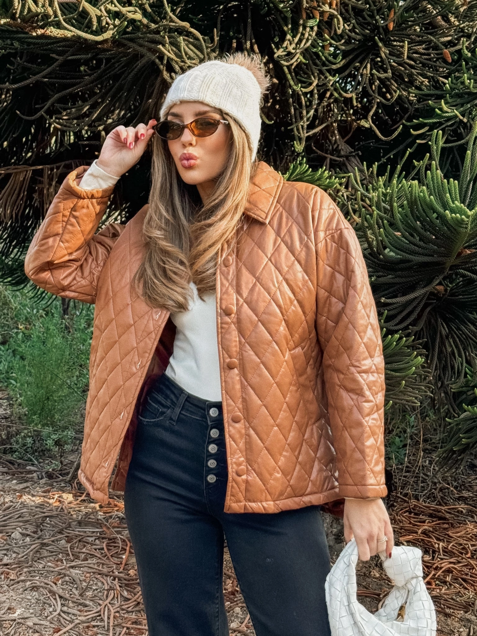 Harley Vegan Leather Quilted Jacket - Final Sale