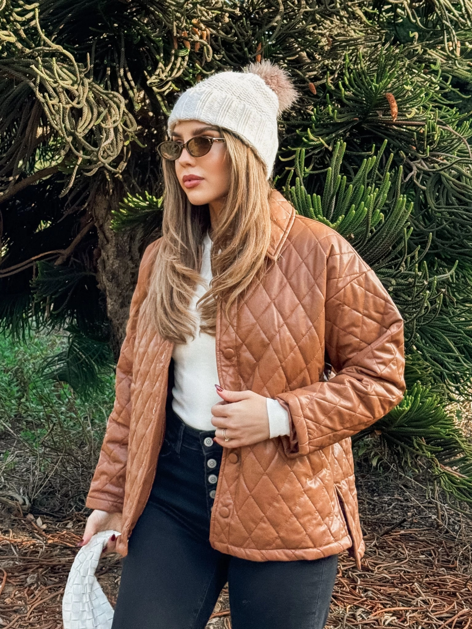 Harley Vegan Leather Quilted Jacket - Final Sale