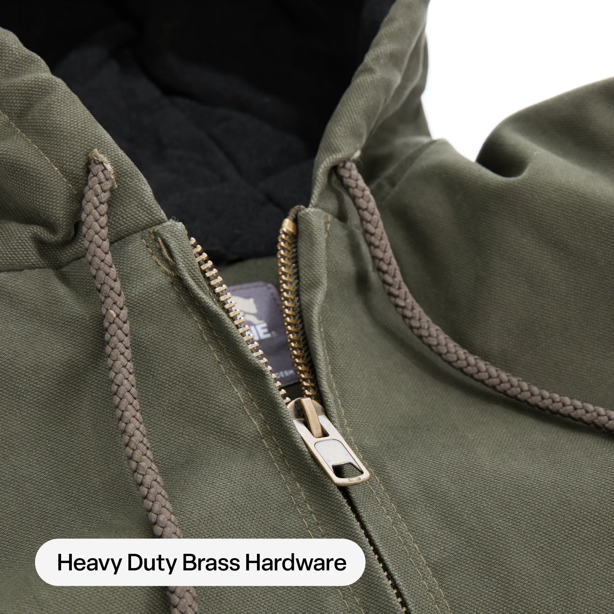 Heartland Washed Duck Hooded Work Jacket
