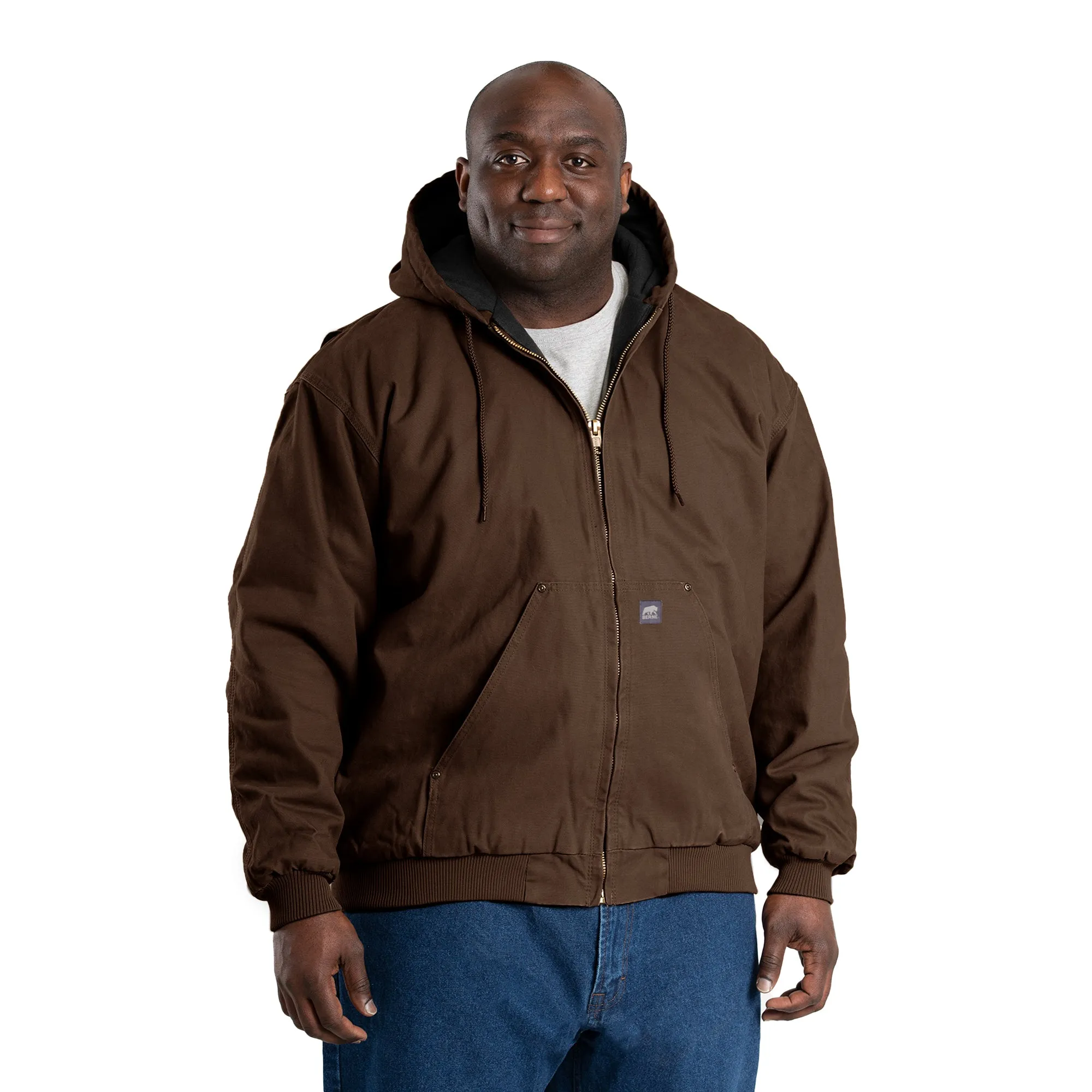 Heartland Washed Duck Hooded Work Jacket