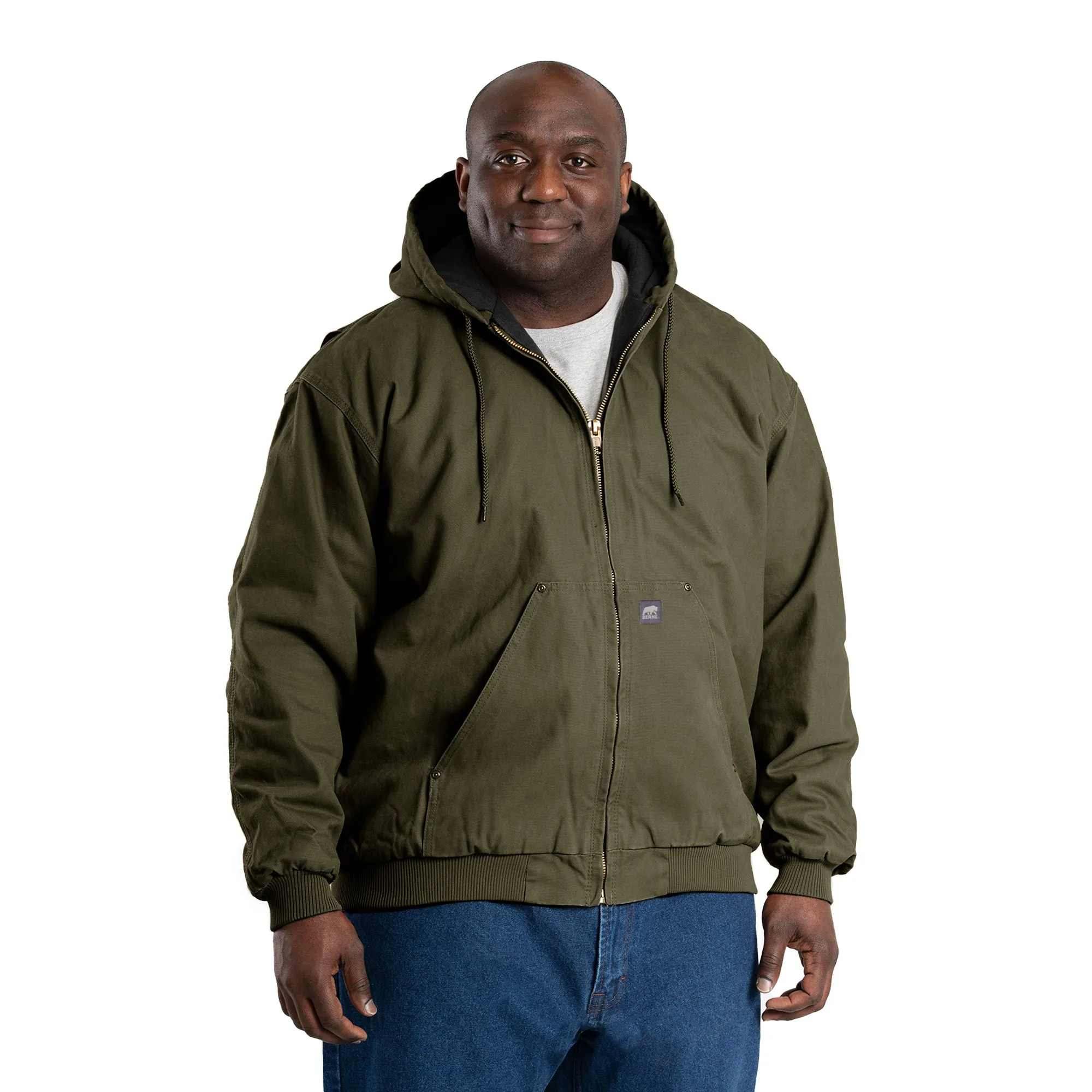 Heartland Washed Duck Hooded Work Jacket