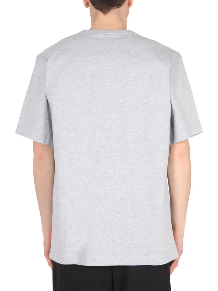 Helmut Lang Logo Printed Crewneck T-Shirt