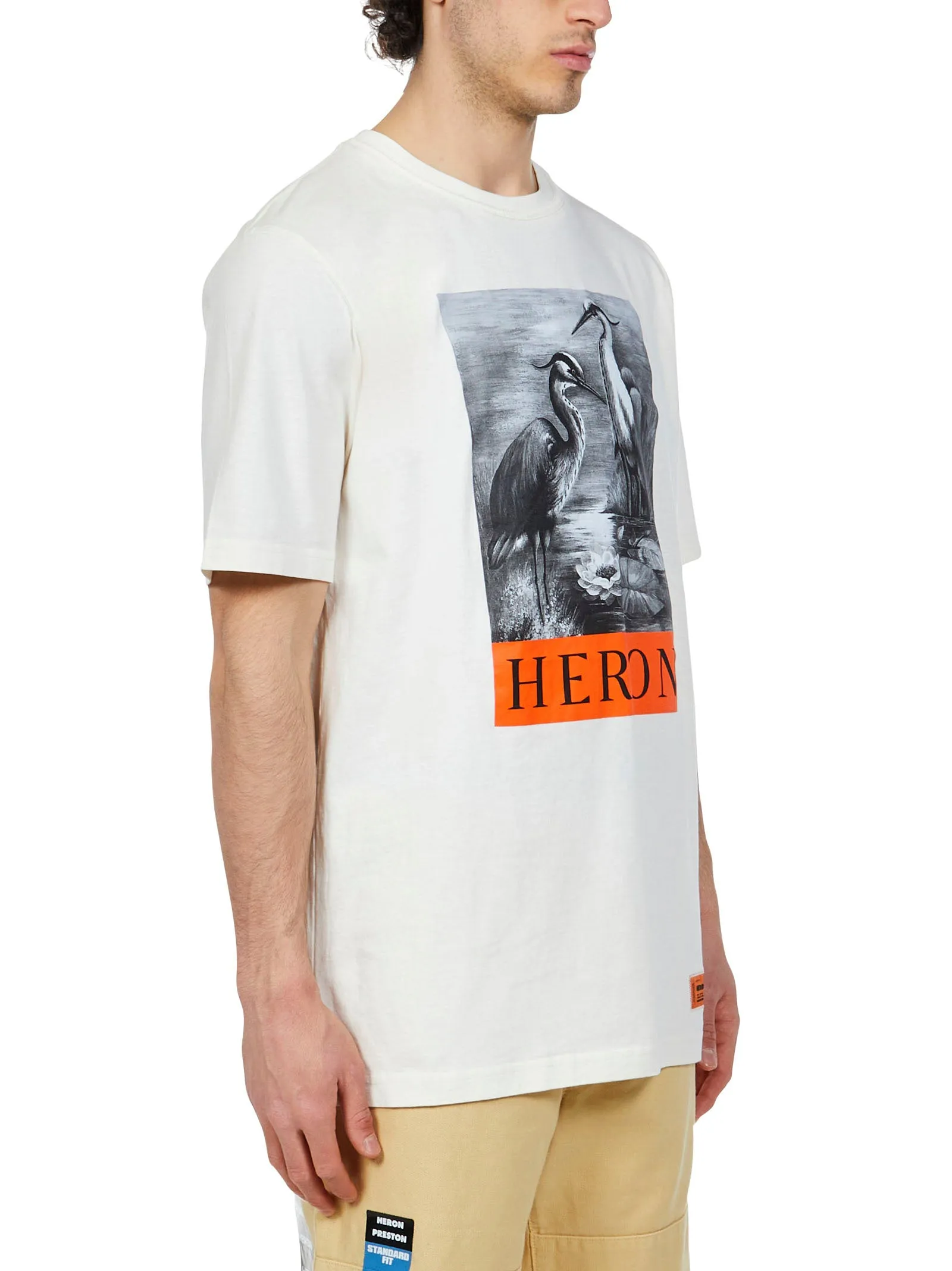 Heron Preston Logo Printed Crewneck T-Shirt