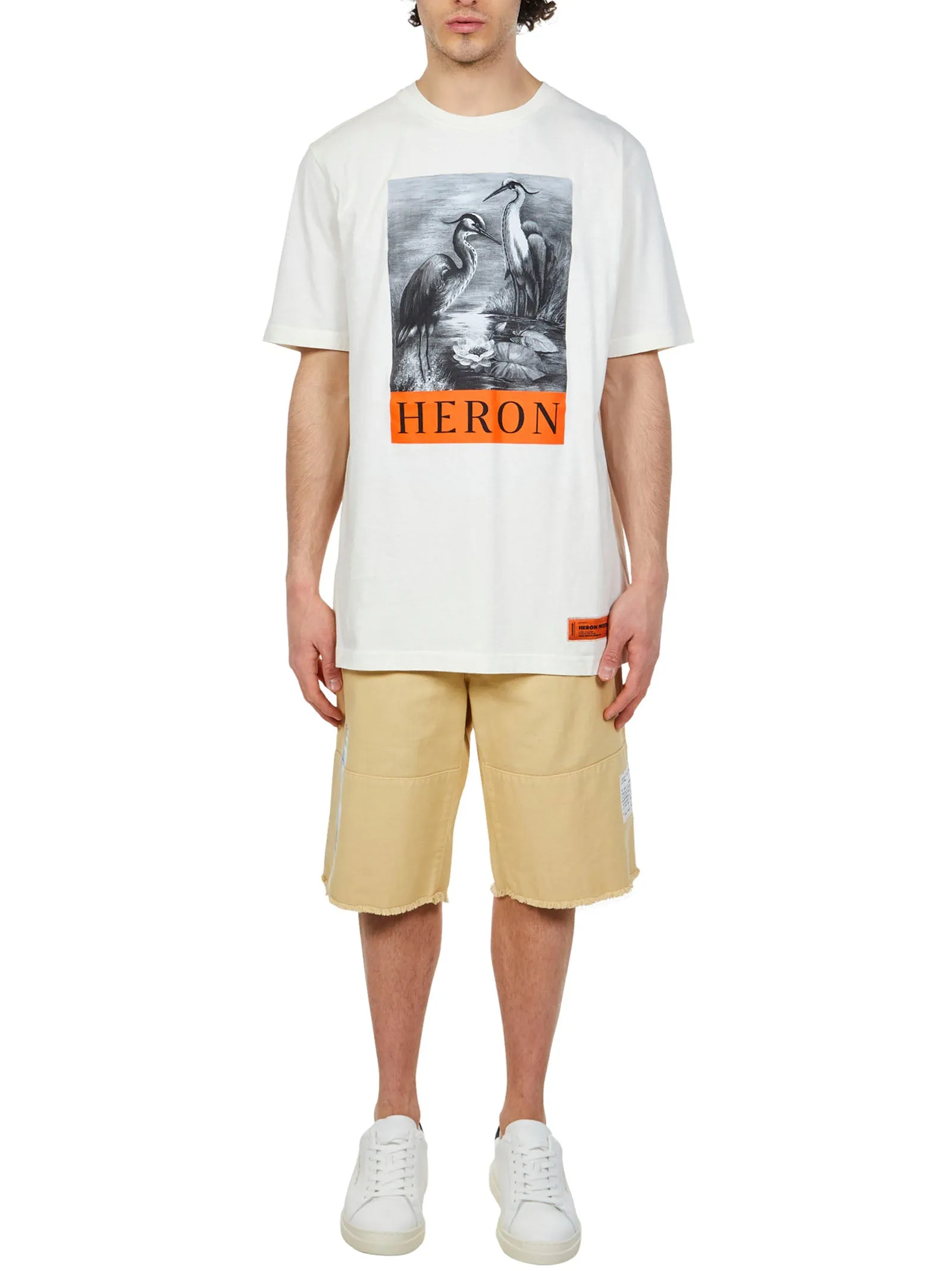 Heron Preston Logo Printed Crewneck T-Shirt