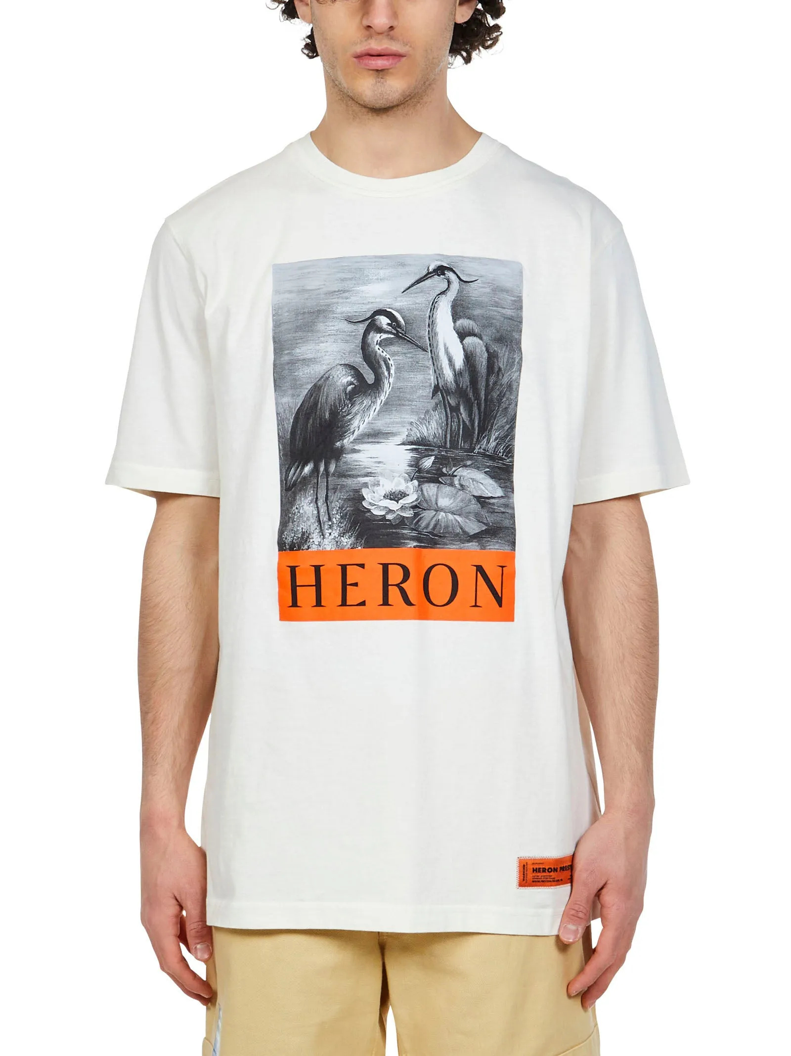 Heron Preston Logo Printed Crewneck T-Shirt