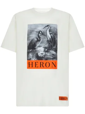 Heron Preston Logo Printed Crewneck T-Shirt