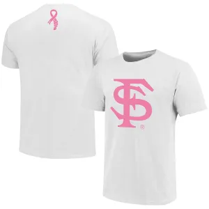Image One Youth Interlocking FS/Lonni Breast Cancer Hair Braid Short Sleeve T-Shirt - White