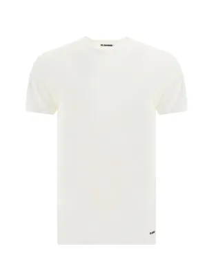 Jil Sander Logo Printed Crewneck T-Shirt