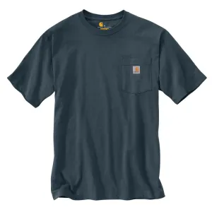 K87 - Loose Fit Heavyweight Pocket Tee, Blue Stone