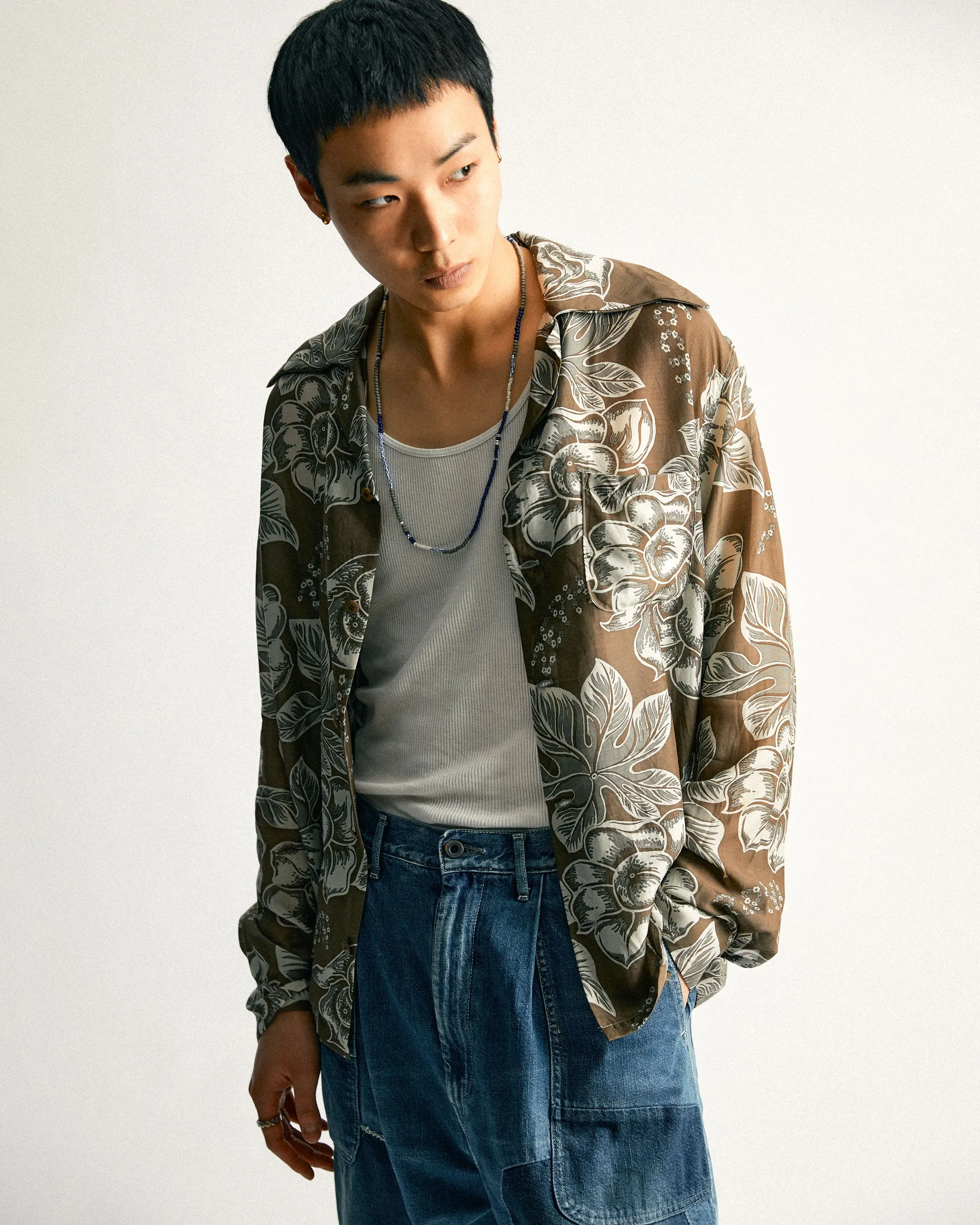K&Z Anemone Wrangler Collar Shirt Brown