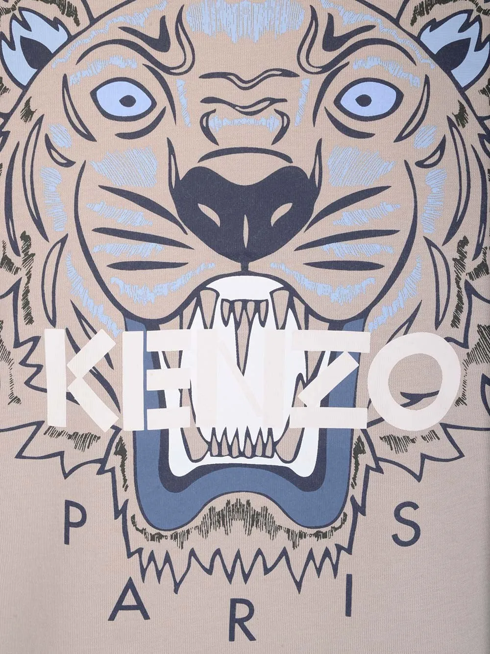 Kenzo Tiger Printed Crewneck T-Shirt