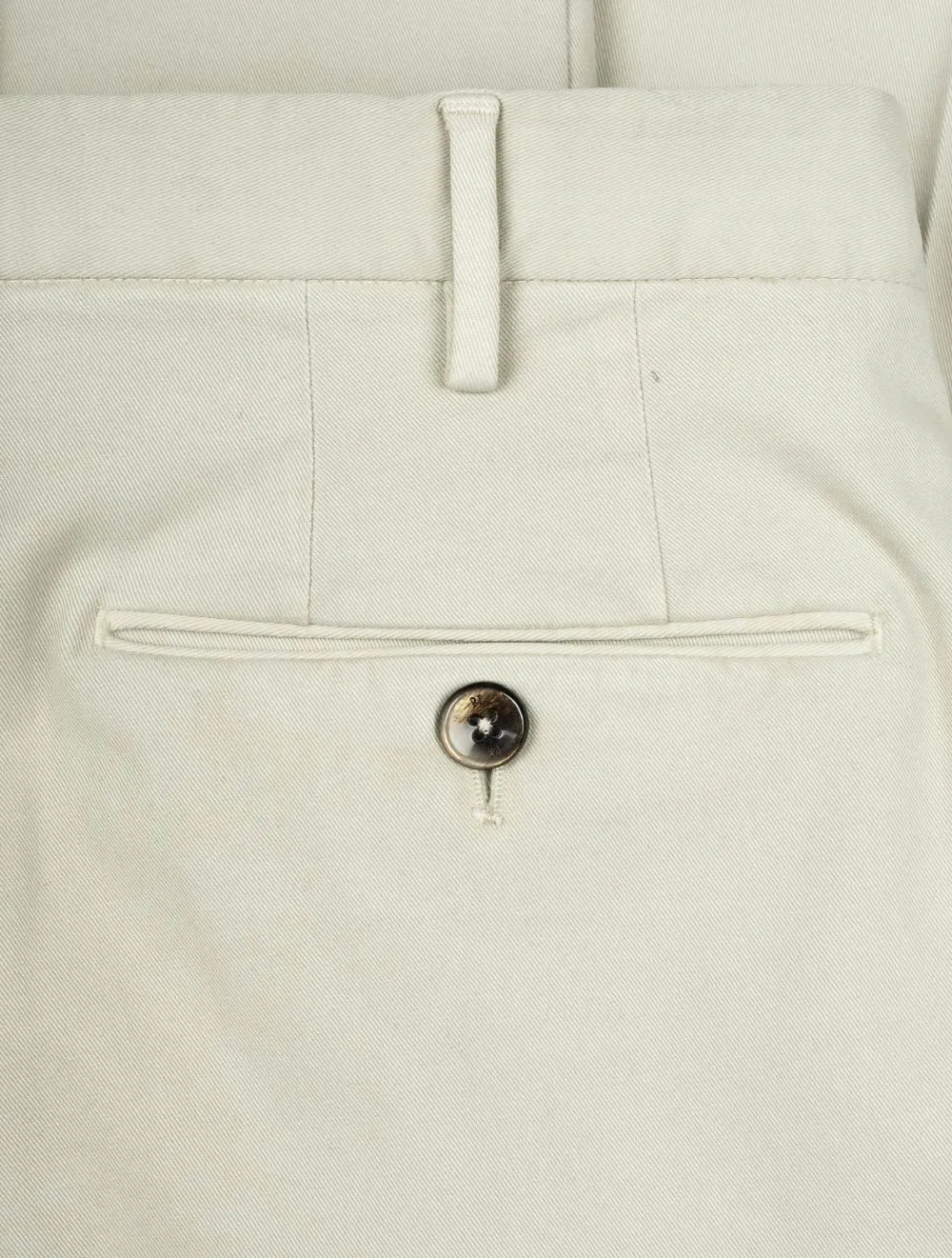 Light Stretch Gabardine Trouser Cream