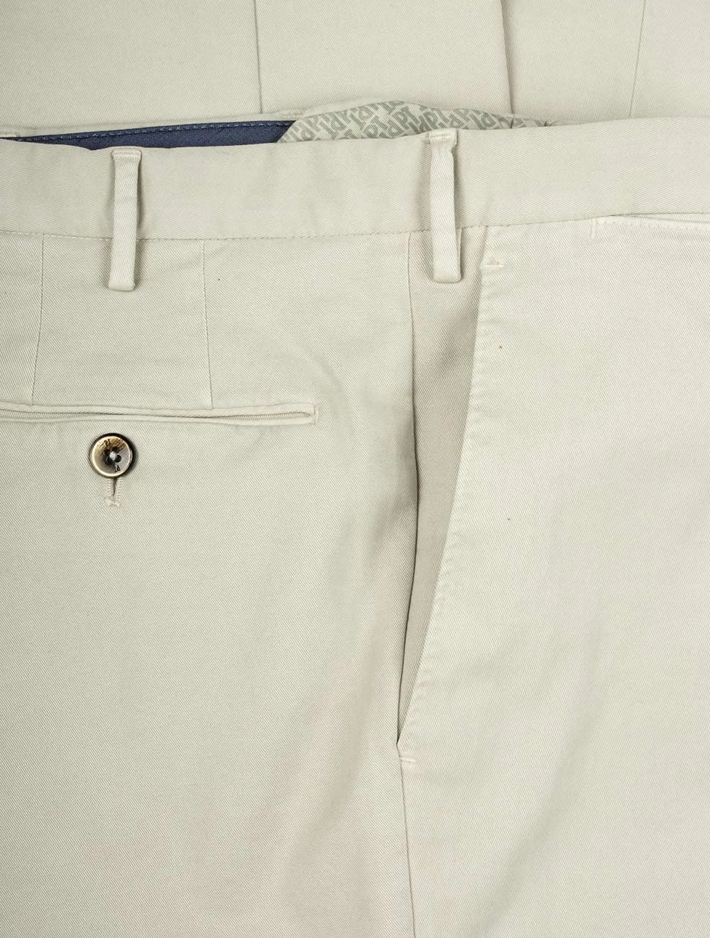 Light Stretch Gabardine Trouser Cream