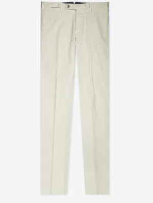 Light Stretch Gabardine Trouser Cream