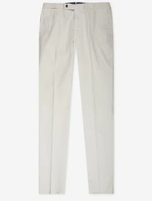 Light Stretch Gabardine Trouser Stone