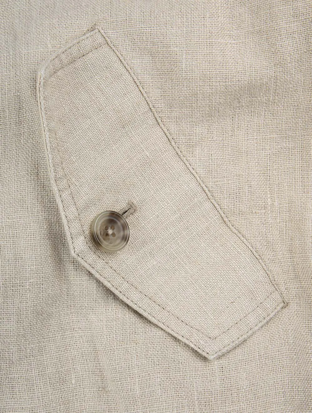 Linen Harrington Jacket Dry Sand