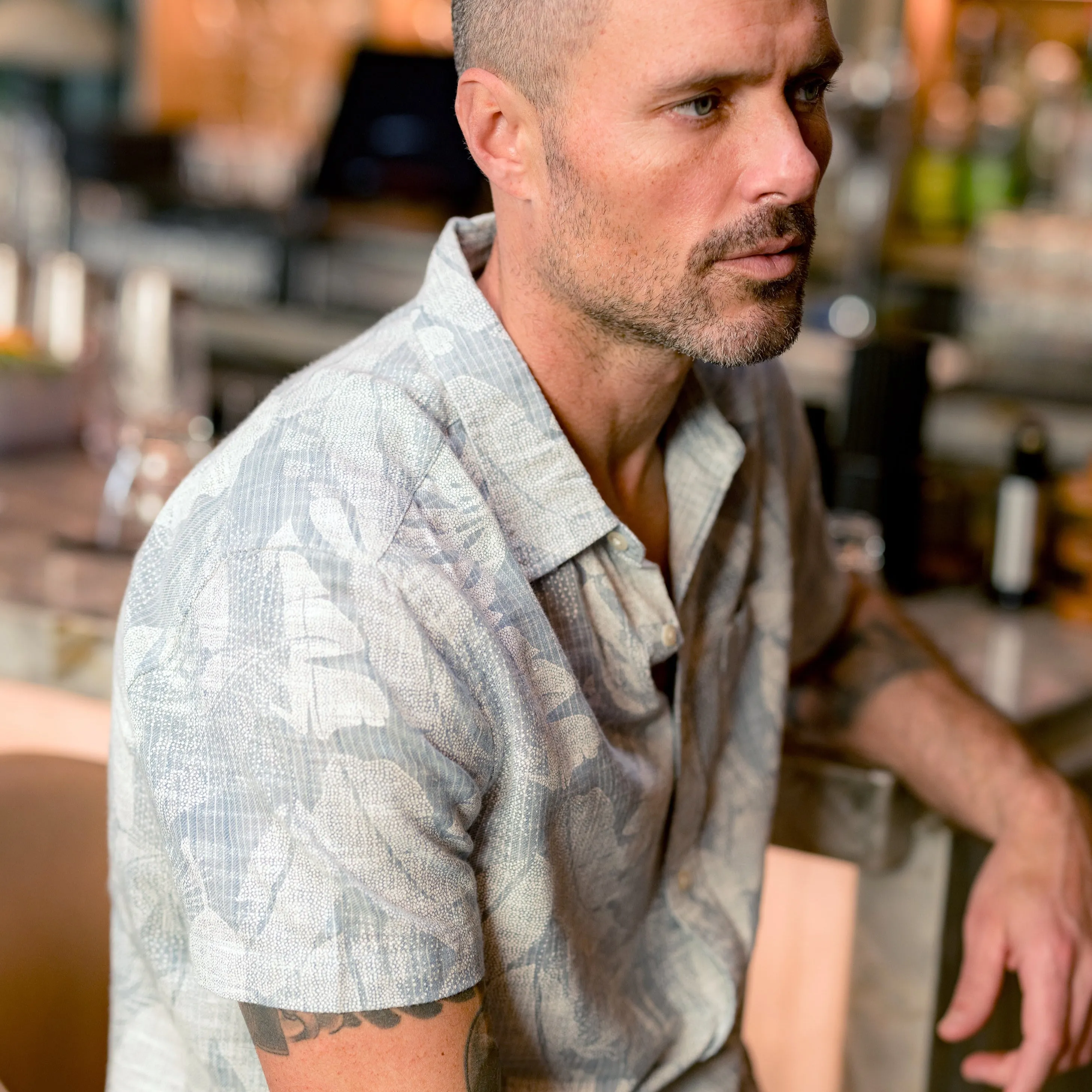 Madras Cottage Loom Printed Shirt - Mr. Chow Print