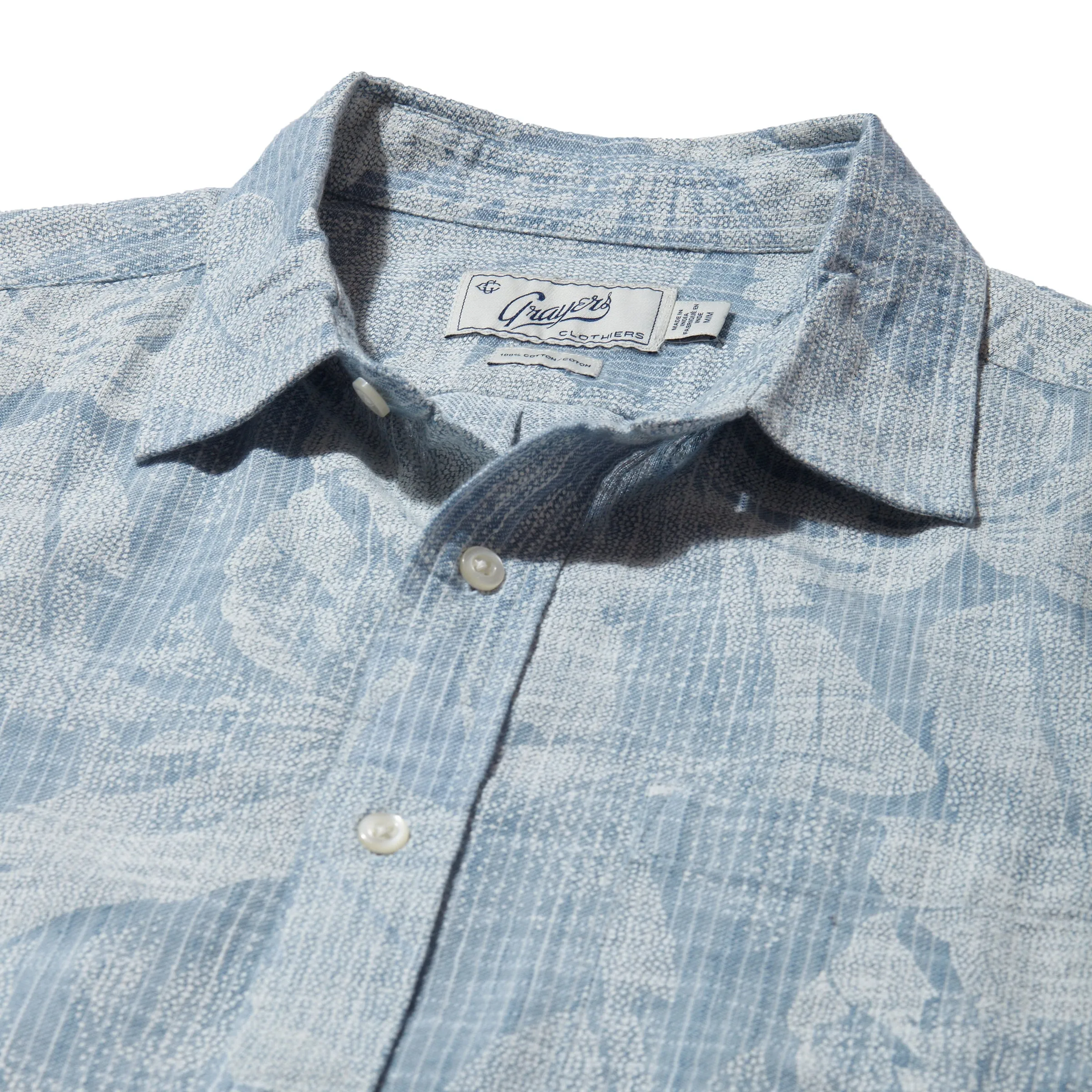 Madras Cottage Loom Printed Shirt - Mr. Chow Print
