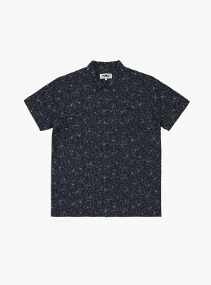 Malick Shirt Navy & Ecru