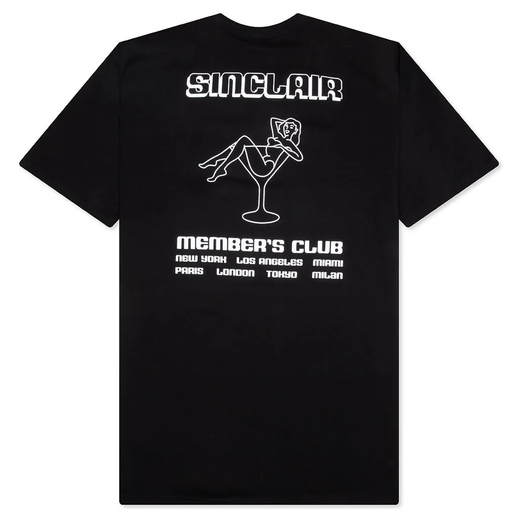 Members Club Tour Tee - Black