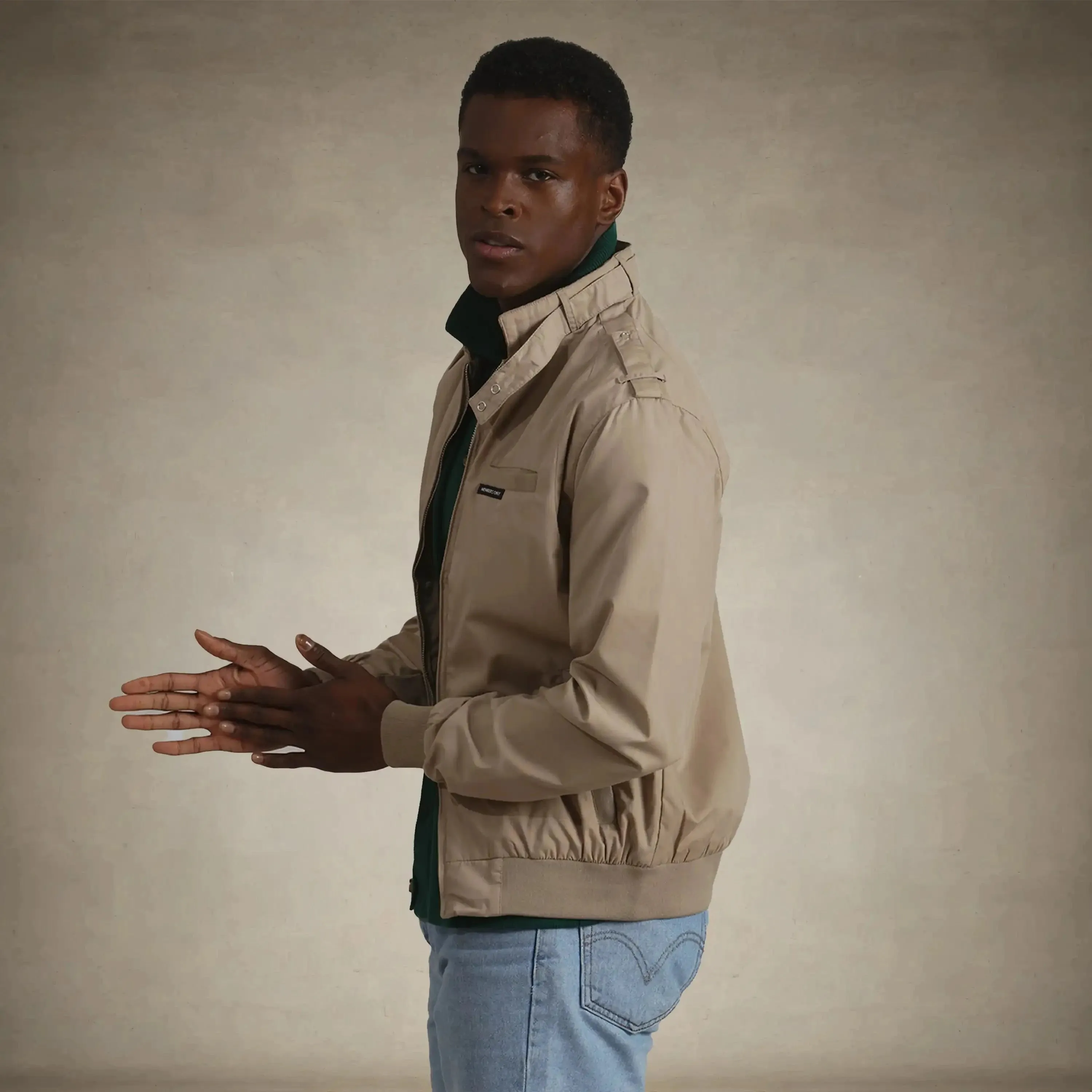 Men's Big & Tall Classic Iconic Racer Jacket