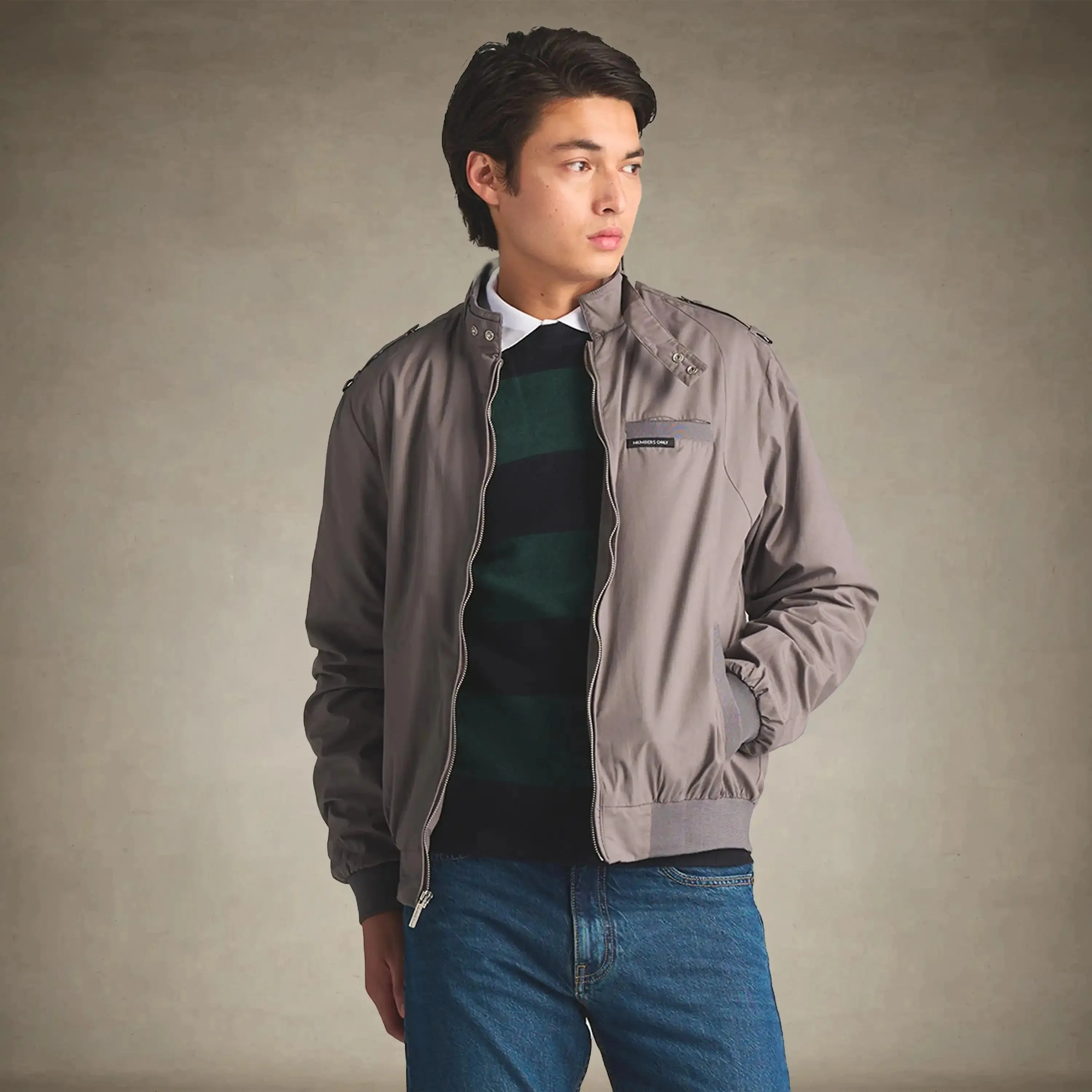 Men's Big & Tall Classic Iconic Racer Jacket