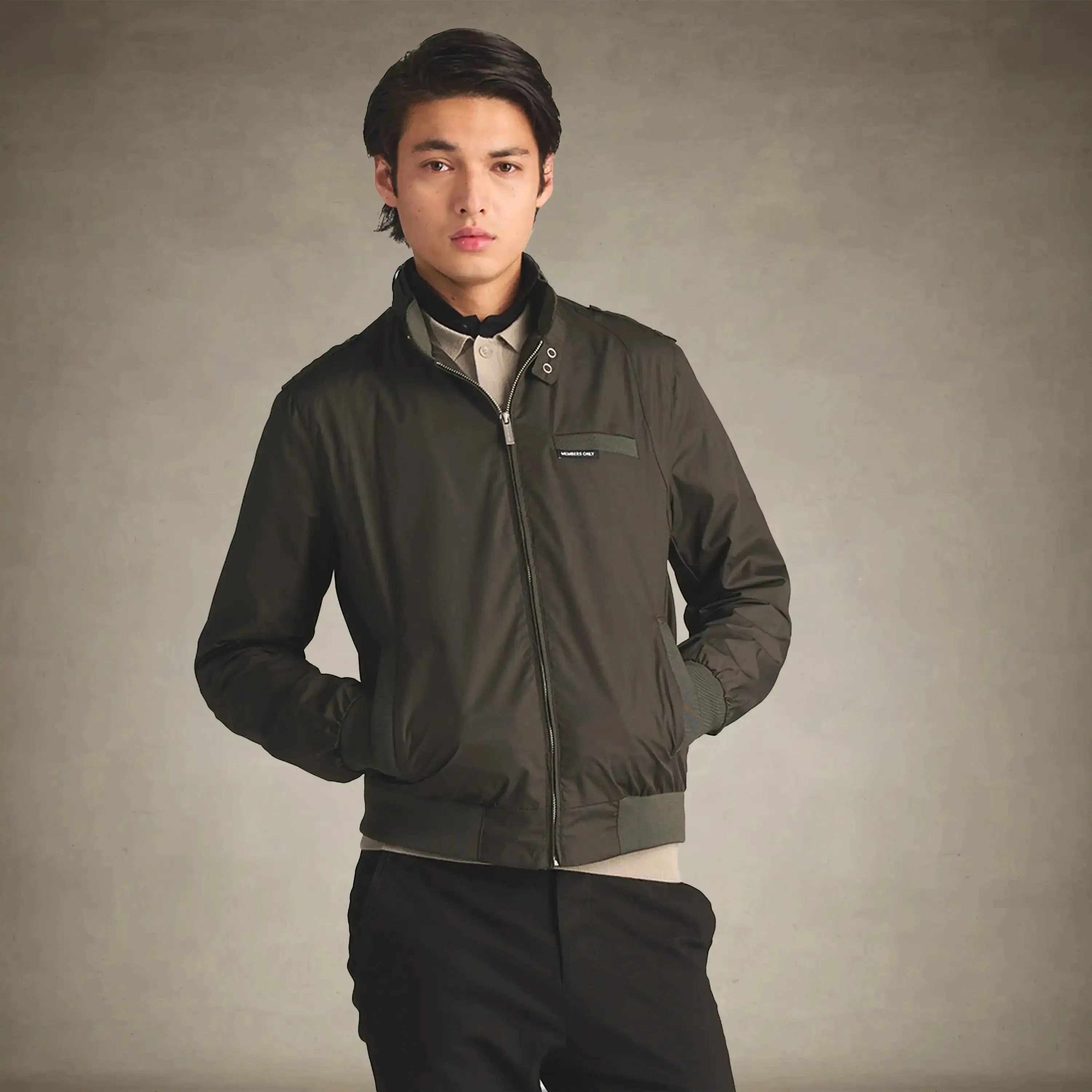Men's Big & Tall Classic Iconic Racer Jacket