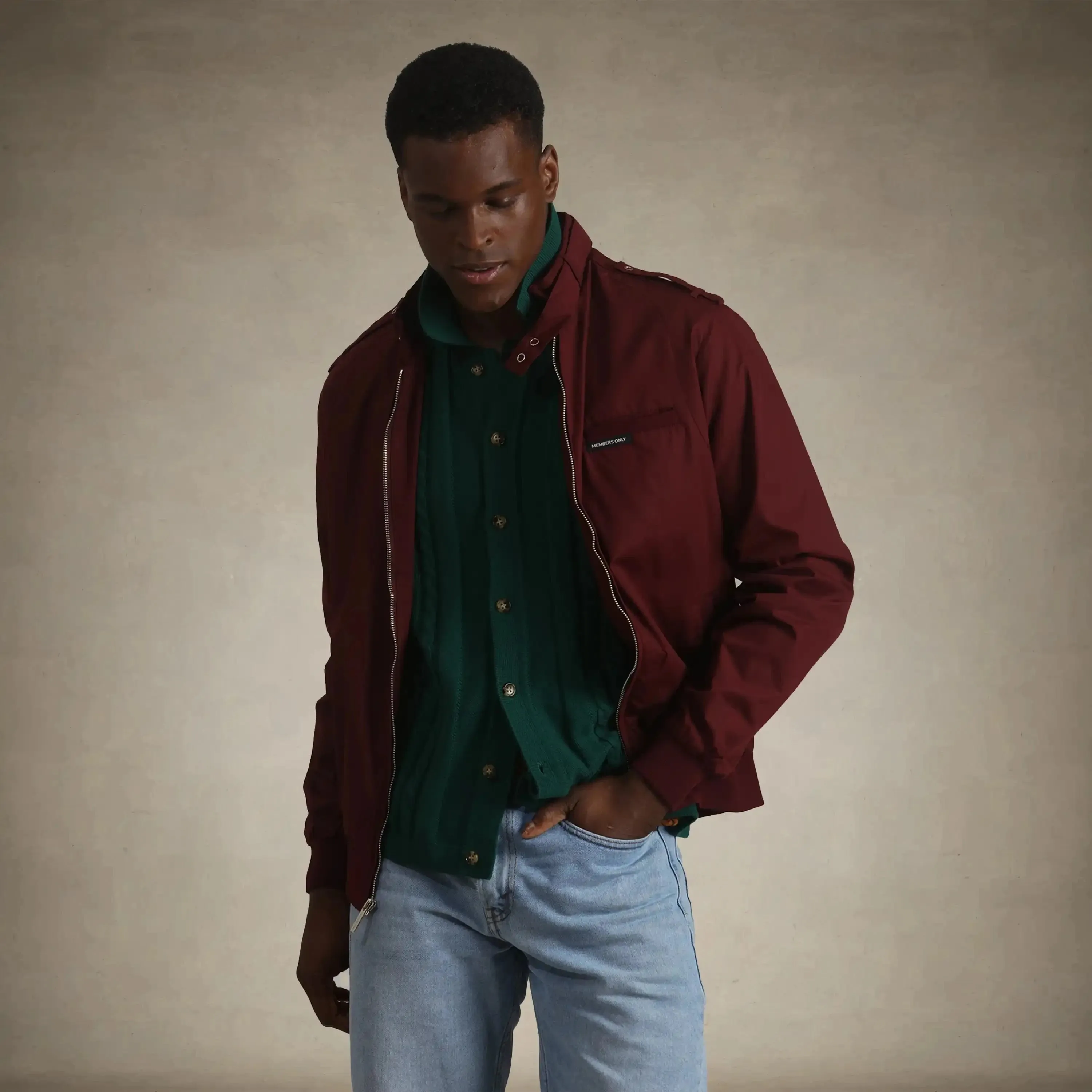 Men's Big & Tall Classic Iconic Racer Jacket