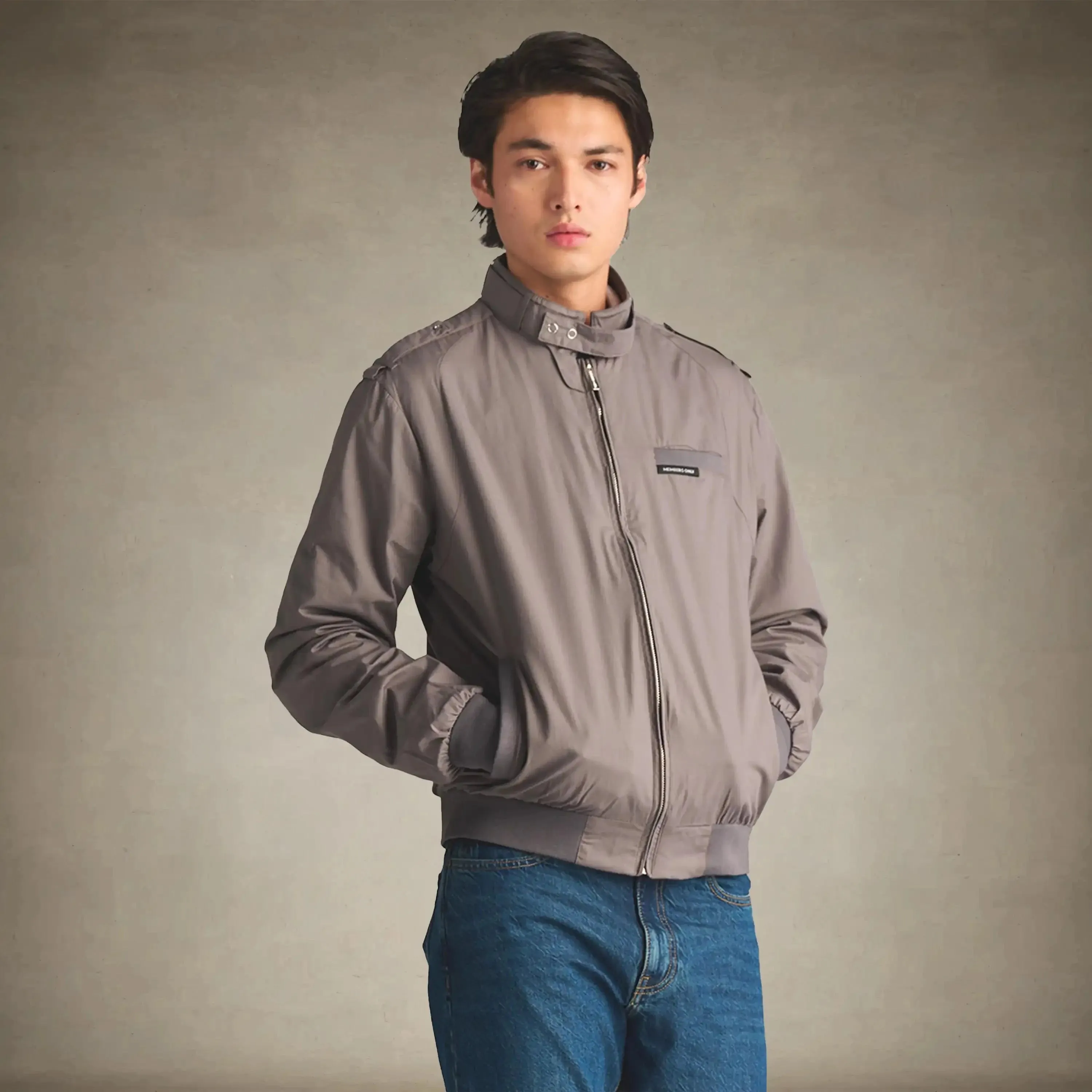 Men's Big & Tall Classic Iconic Racer Jacket