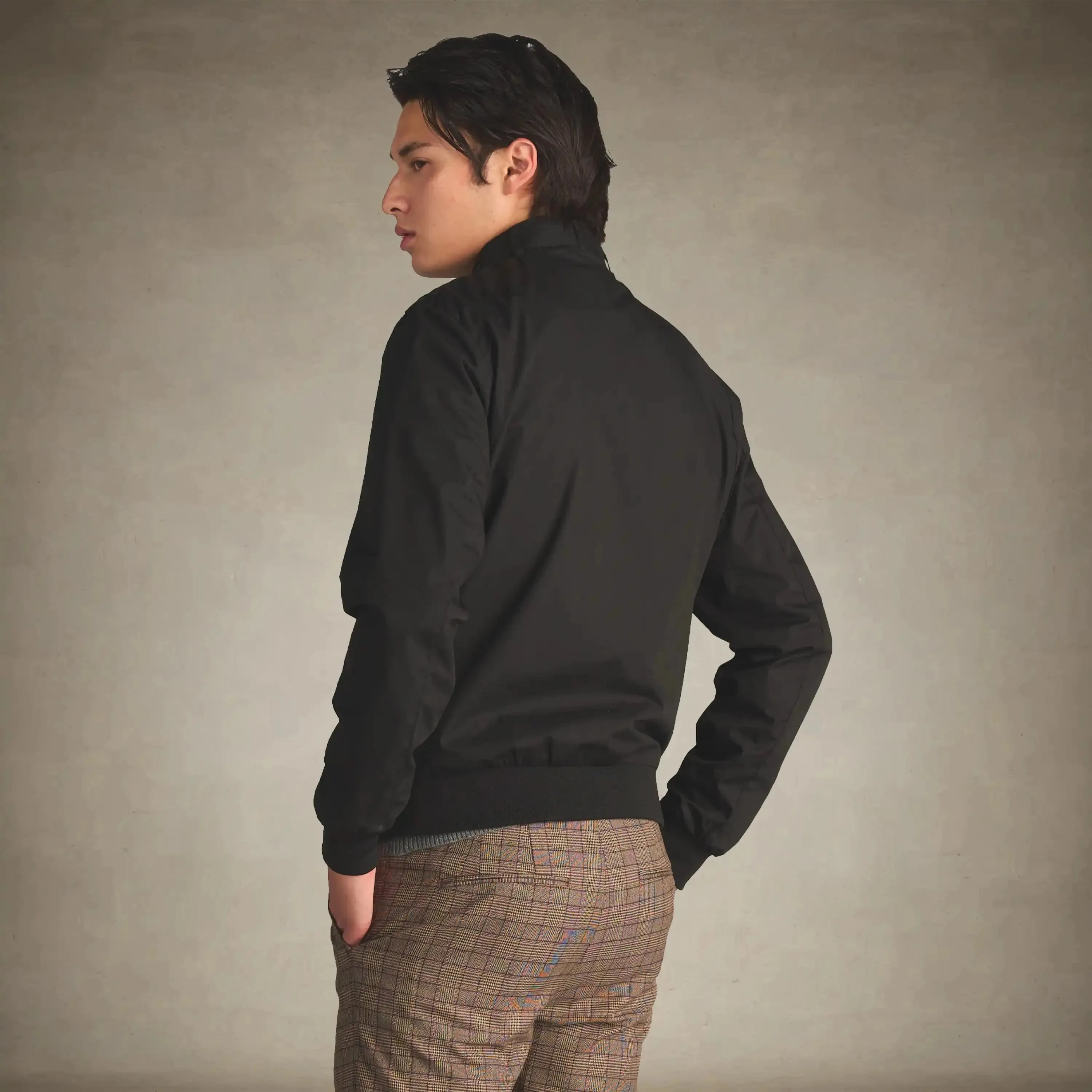 Men's Big & Tall Classic Iconic Racer Jacket