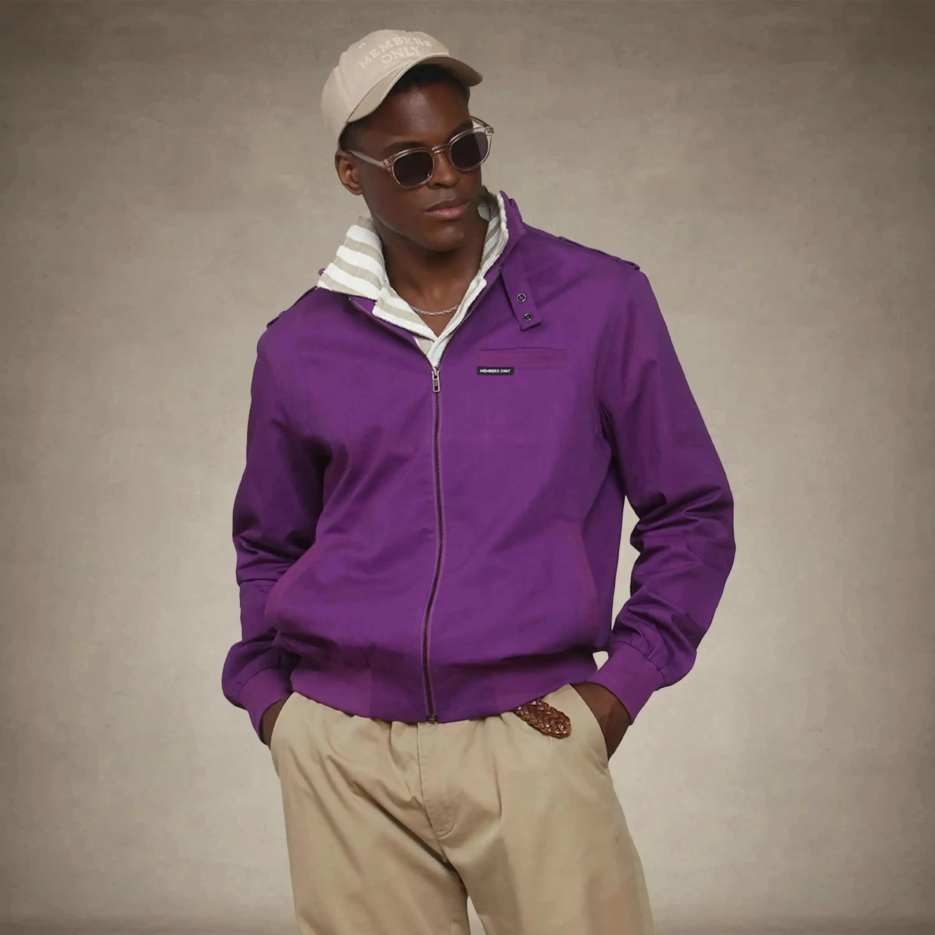 Men's Big & Tall Classic Iconic Racer Jacket
